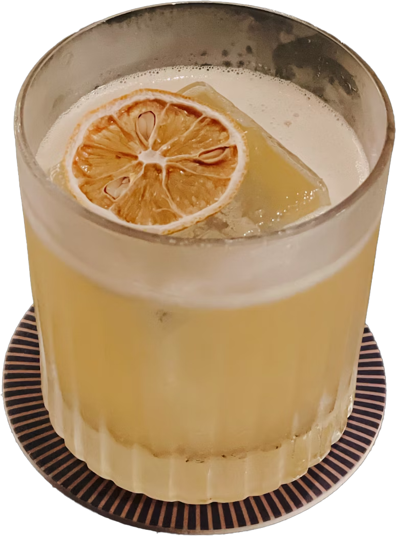 A glass of lemon juice